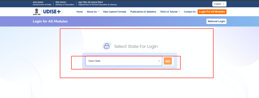 Login For All Modules